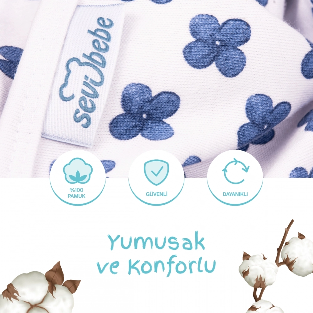 Sevi%20Bebe%20Interlok%20Bebe%20Kundak%20Mavi%20Çiçek%20Desen